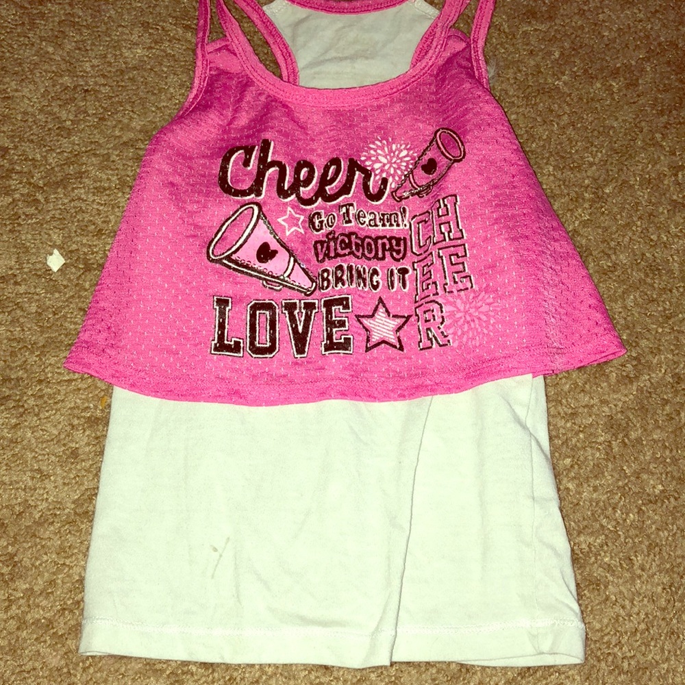 Pink cheer shirt!